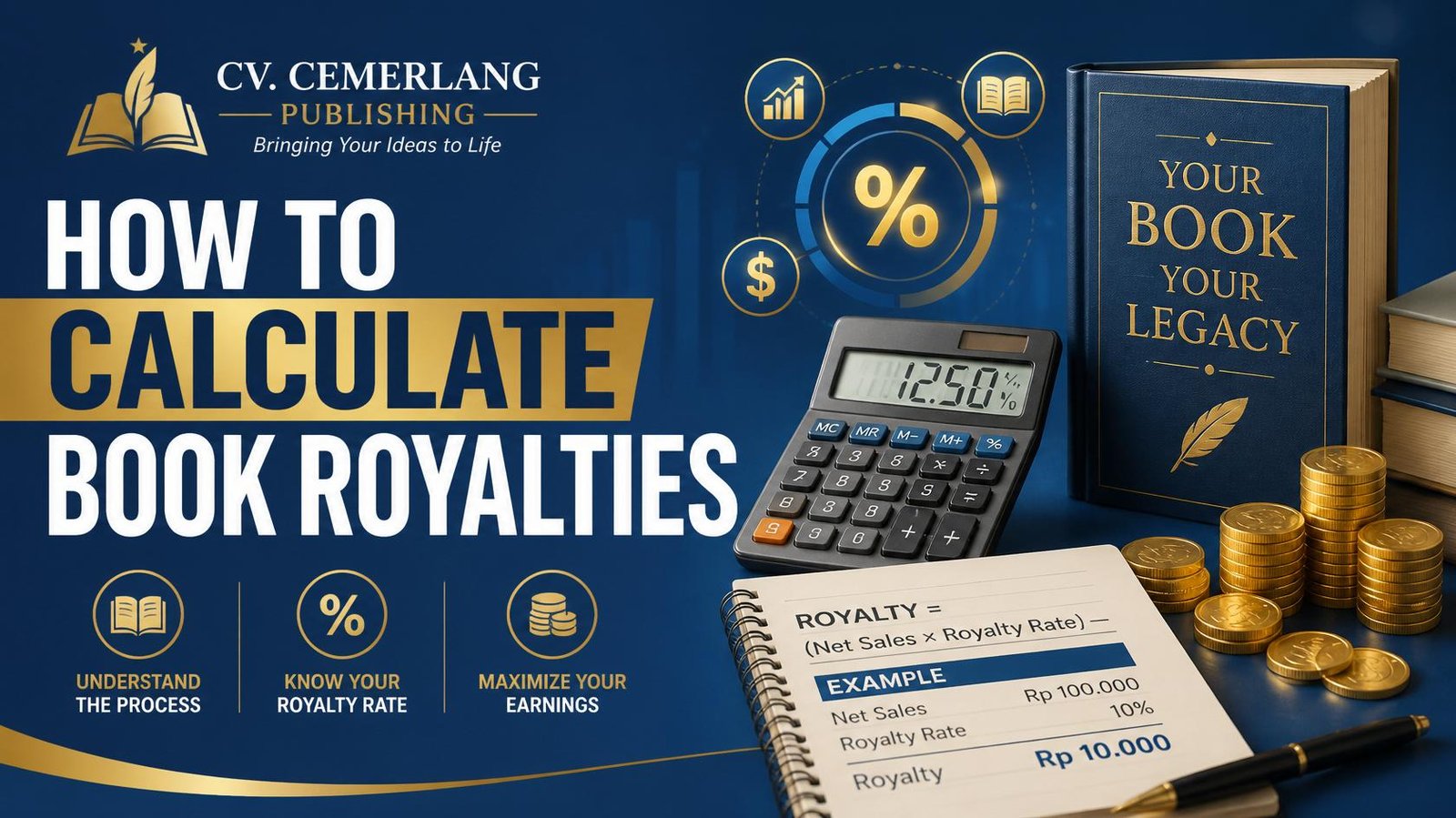 Bagaimana Cara Menghitung Royalti Buku Simak Penjelasan Lengkapnya di Sini