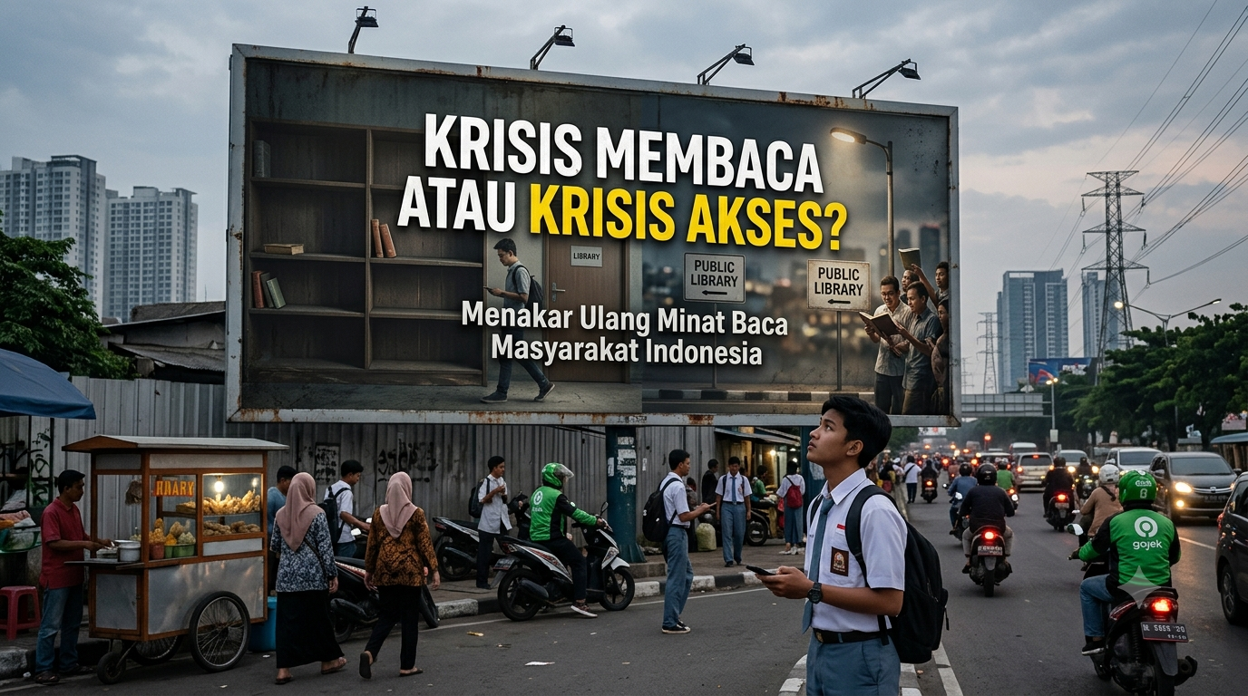 Krisis Membaca atau Krisis Akses Menakar Ulang Minat Baca Masyarakat Indonesia