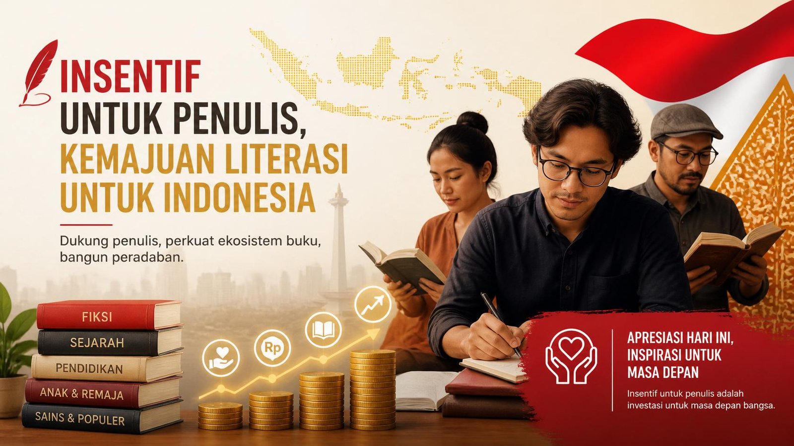 Mengapa Insentif untuk Penulis Buku di Indonesia Perlu Ditingkatkan